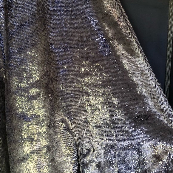 & Other Stories Shimmery Velvet Mini Dress - Picture 3 of 6